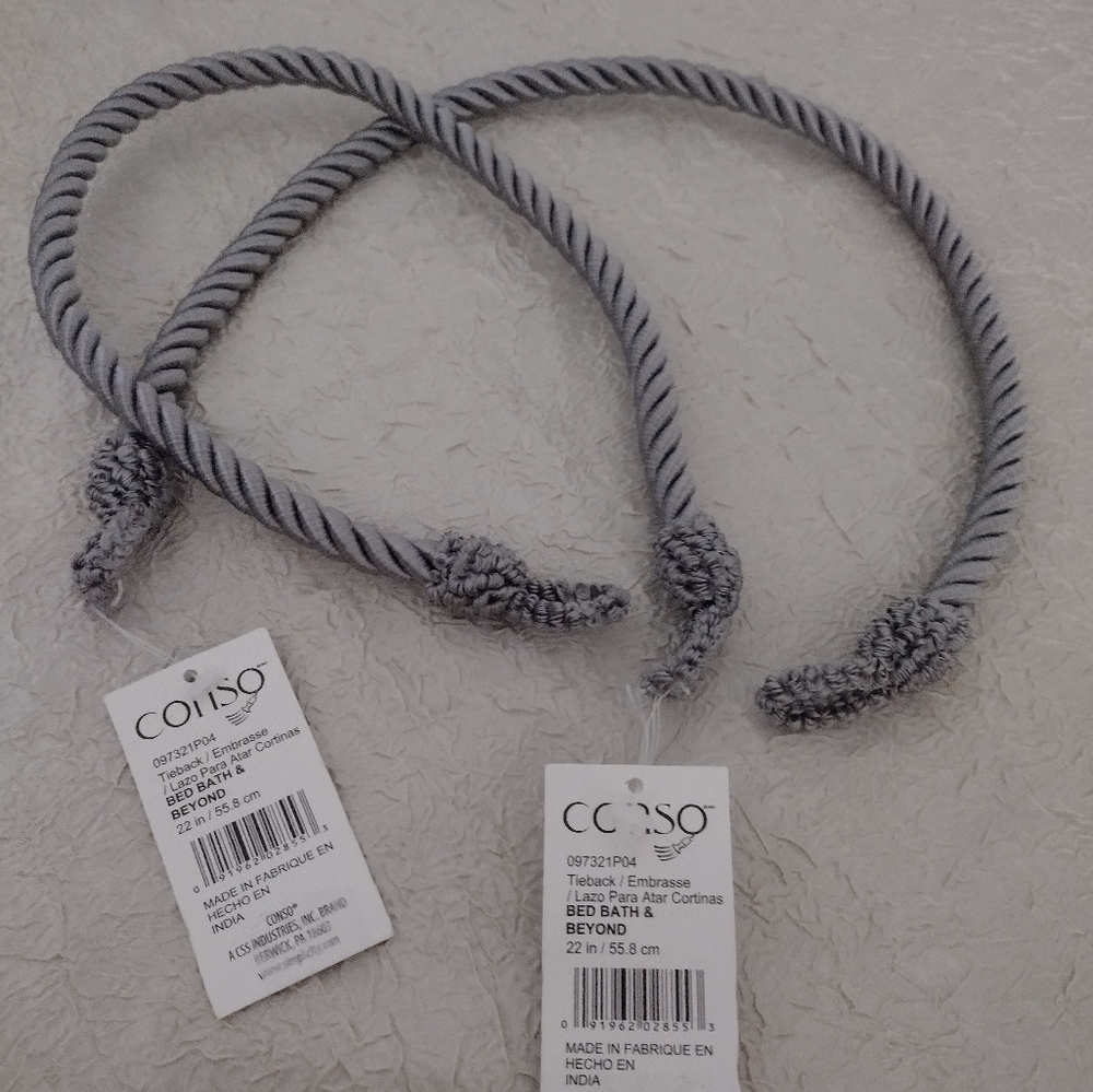 Conso curtain tiebacks set of 2